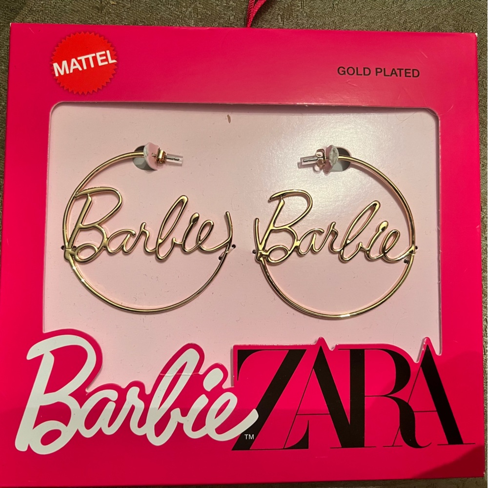 Barbie x Zara Limited Edition Hoop Earrings
